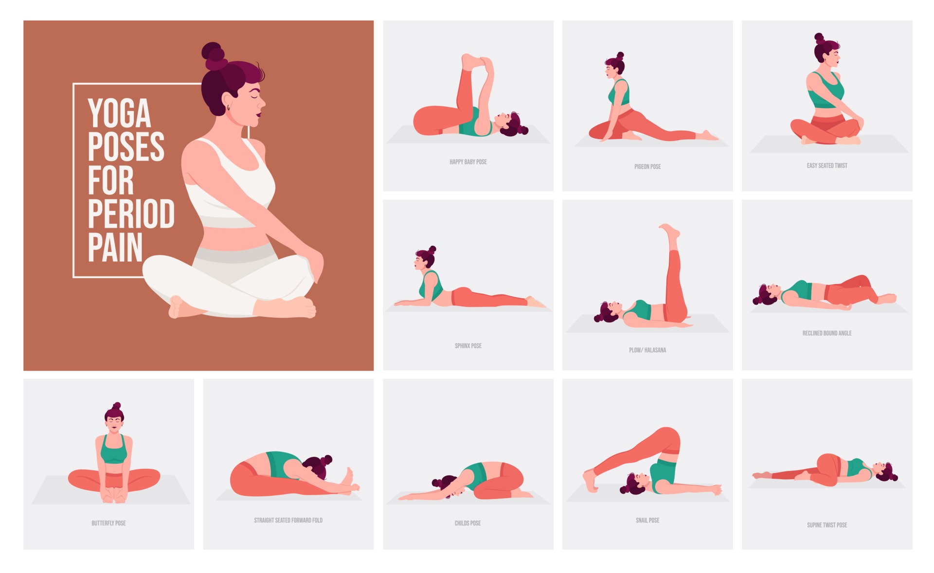 Postures de Yin Yoga pour les règles douloureuses 1/4 - Prélude