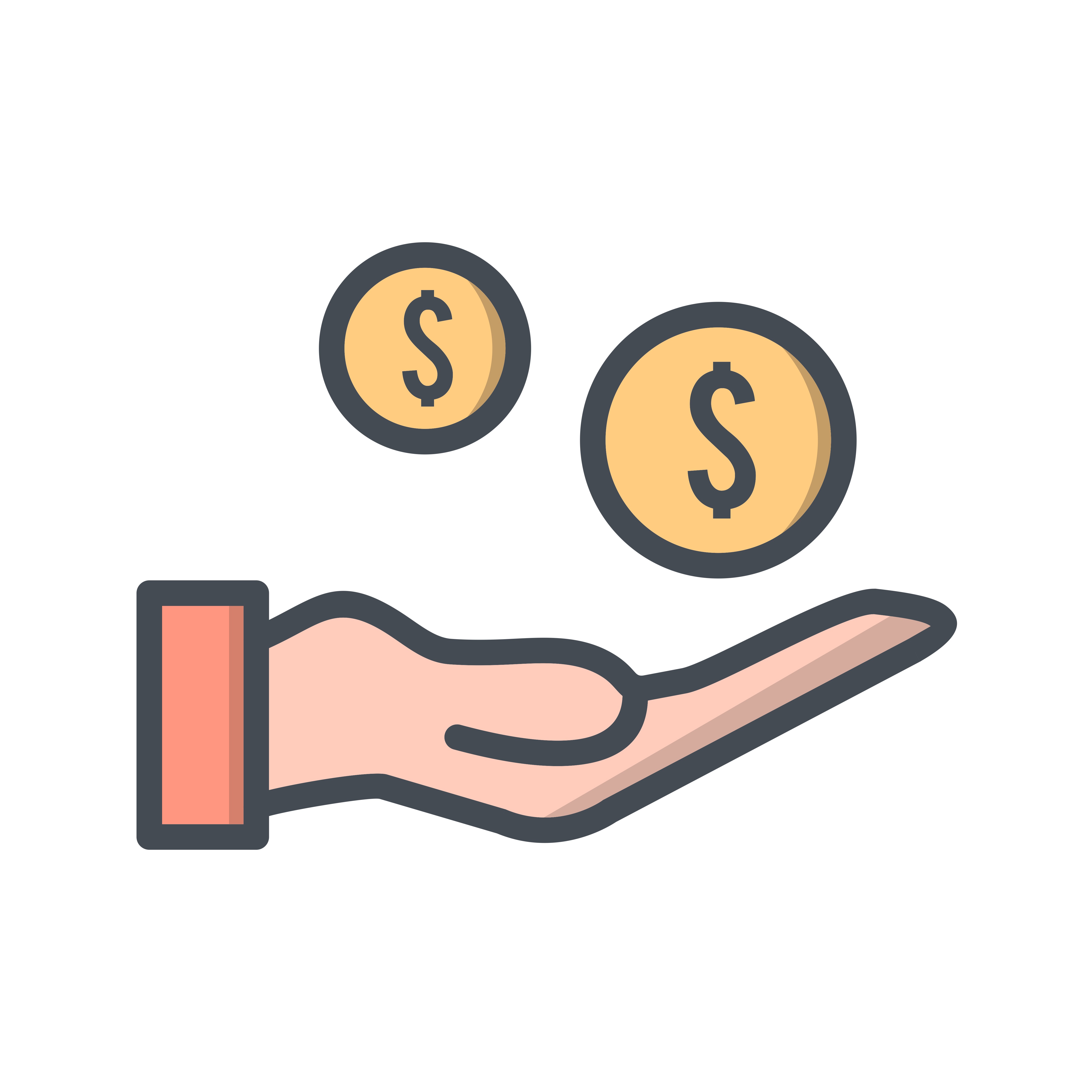 Types de paiement, icônes de ligne gras Vecteur par ©Howcolour