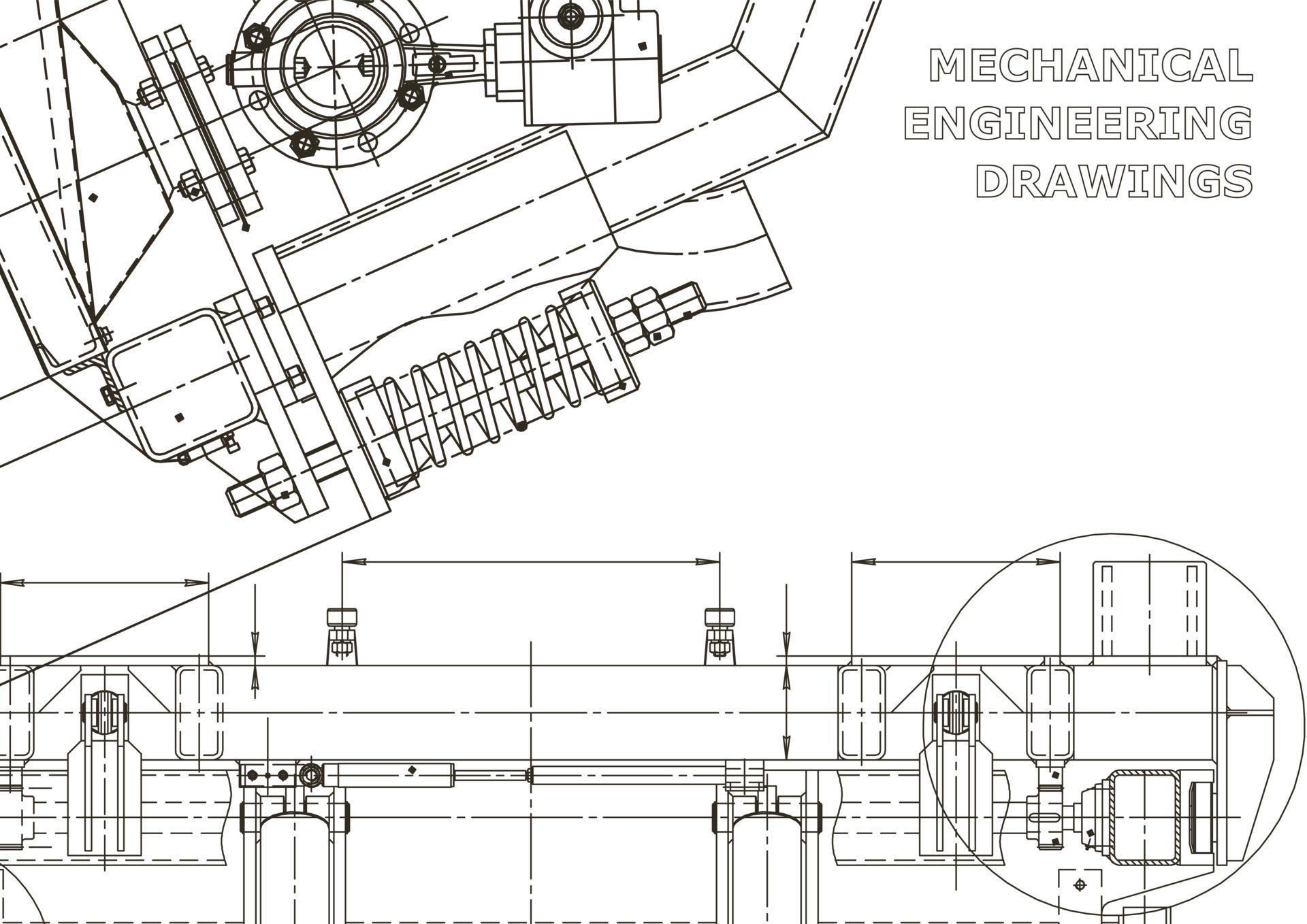 Plans. Construction Mécanique. Conception Technique. Couverture  D'ingénierie. Bannière. Vert Clip Art Libres De Droits, Svg, Vecteurs Et  Illustration. Image 92438588