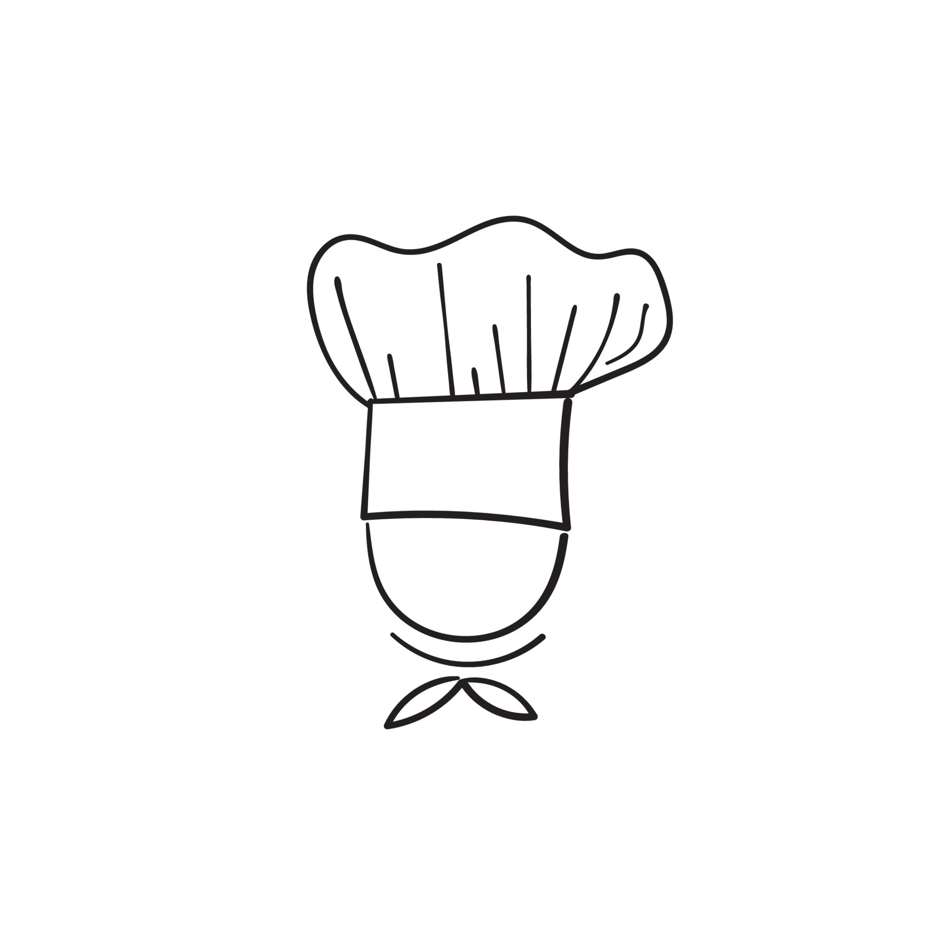 Chapeau Chef Cuisine Profession Bonnet Alimentaire Vêtements Cuiseur  Illustration Vectorielle Isolé Clip Art Libres De Droits, Svg, Vecteurs Et  Illustration. Image 61346692