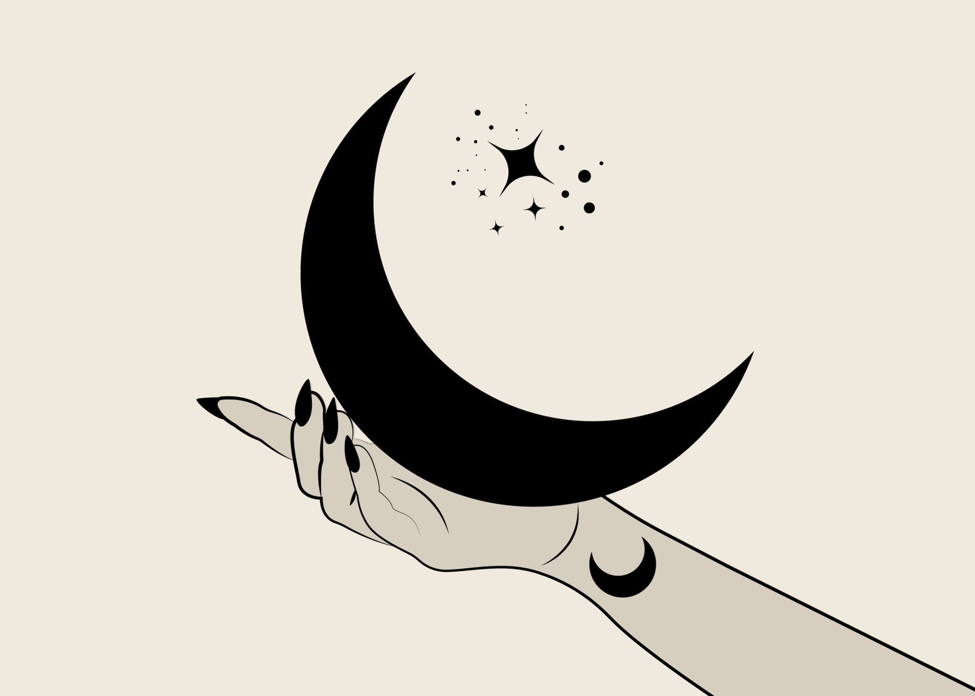 géométrie sacrée, logo de tatouage noir avec soleil, croissant de lune,  croix ésotérique alchimique, talisman céleste magique mystique.  illustration de vecteur d'objet d'occultisme spirituel isolé sur fond blanc  6457792 Art vectoriel chez