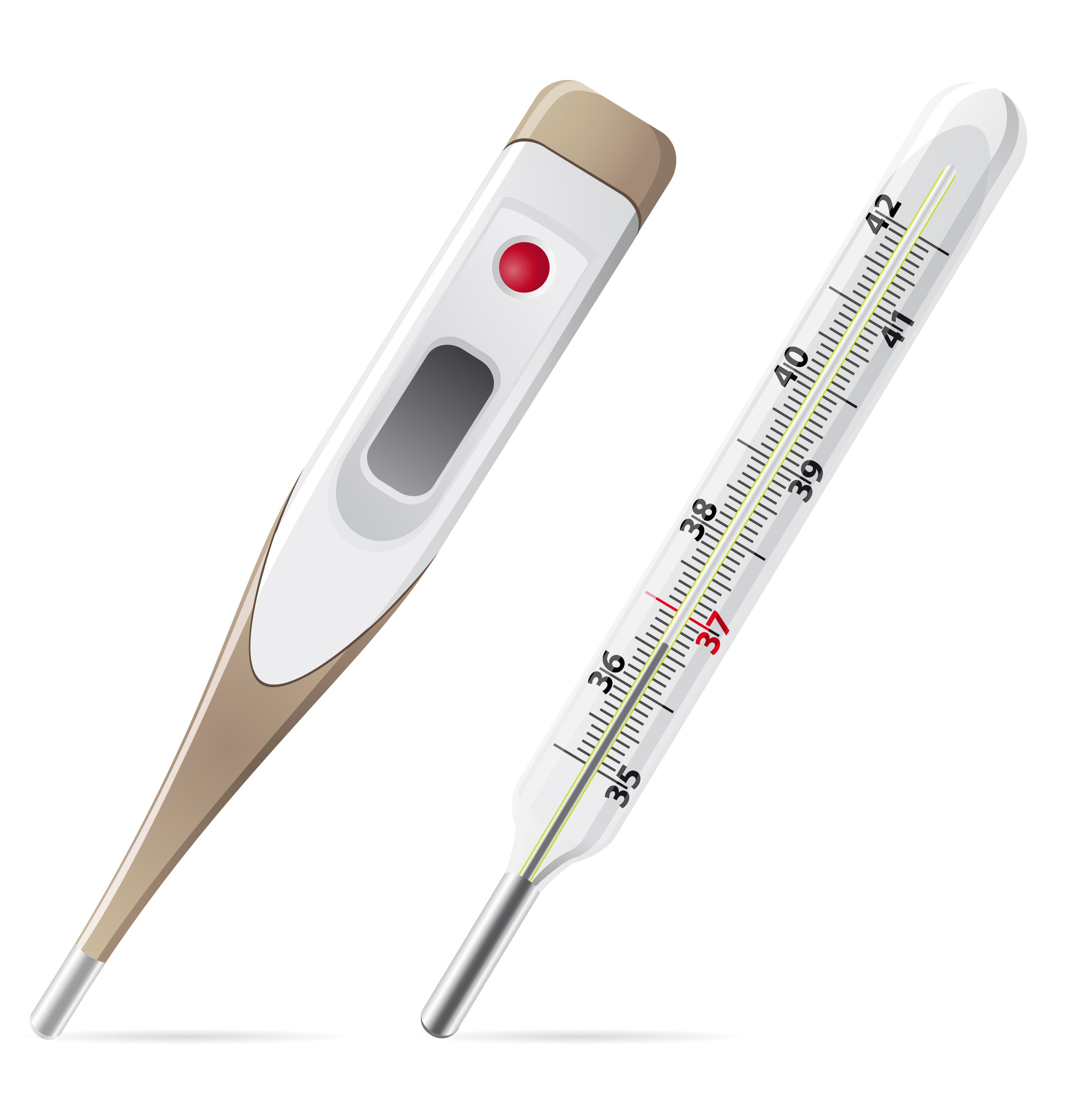 illustration vectorielle de thermomètre médical 470481 Art vectoriel chez  Vecteezy