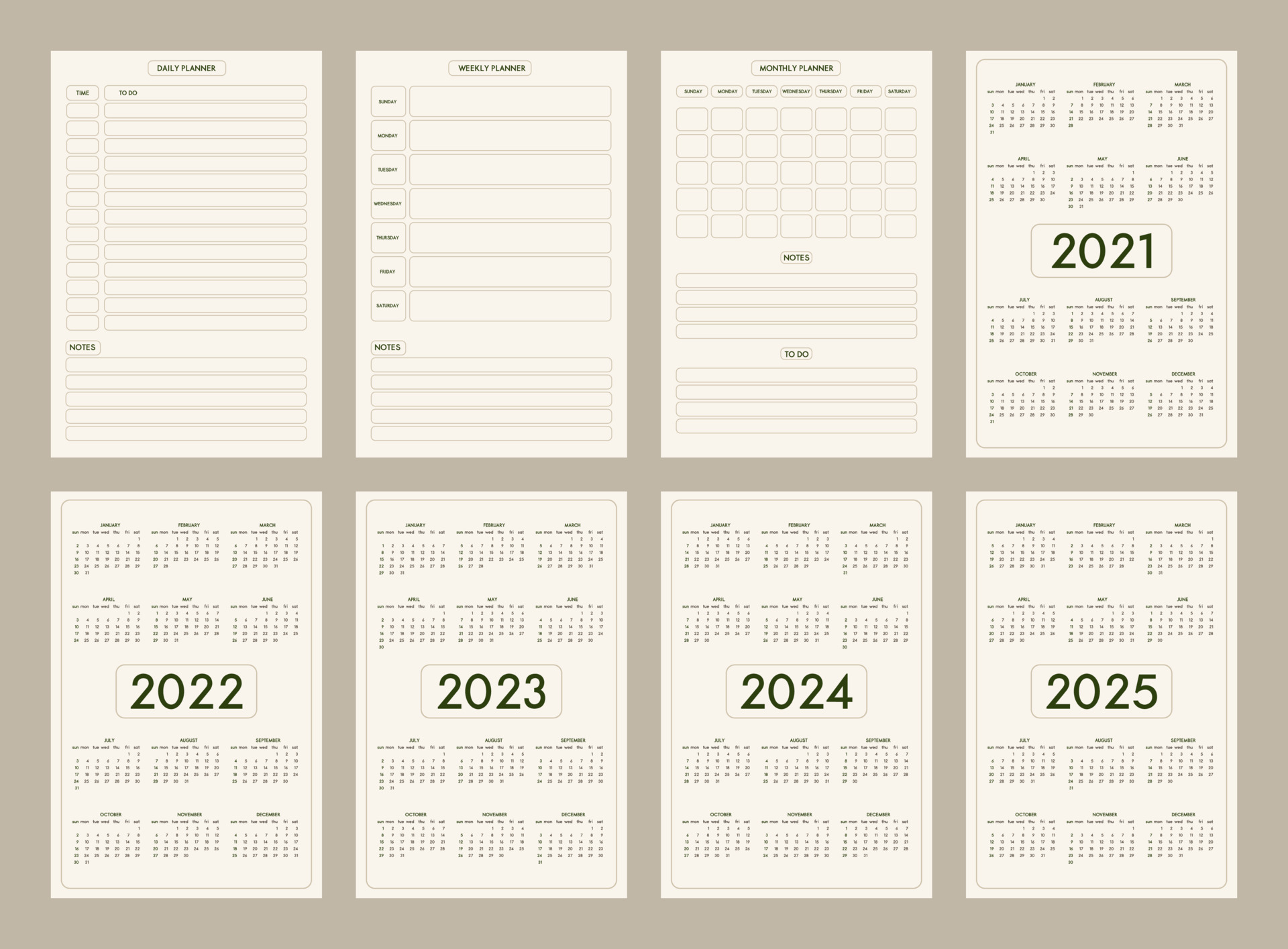 2024 2025 Planificateur 18 Mois Plannings Quotidiens - Temu Switzerland