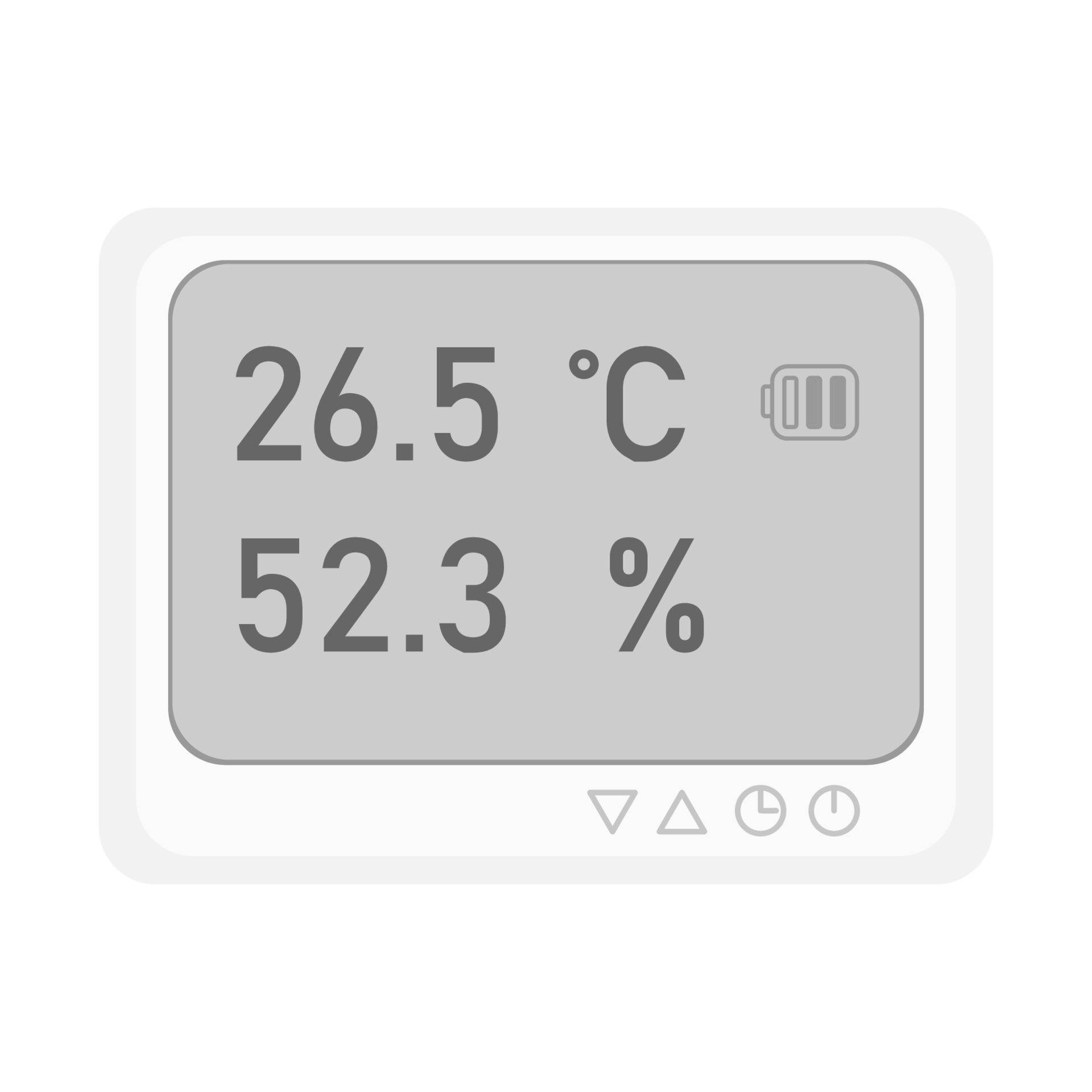 appareil numérique sans fil pour déterminer l'humidité et la