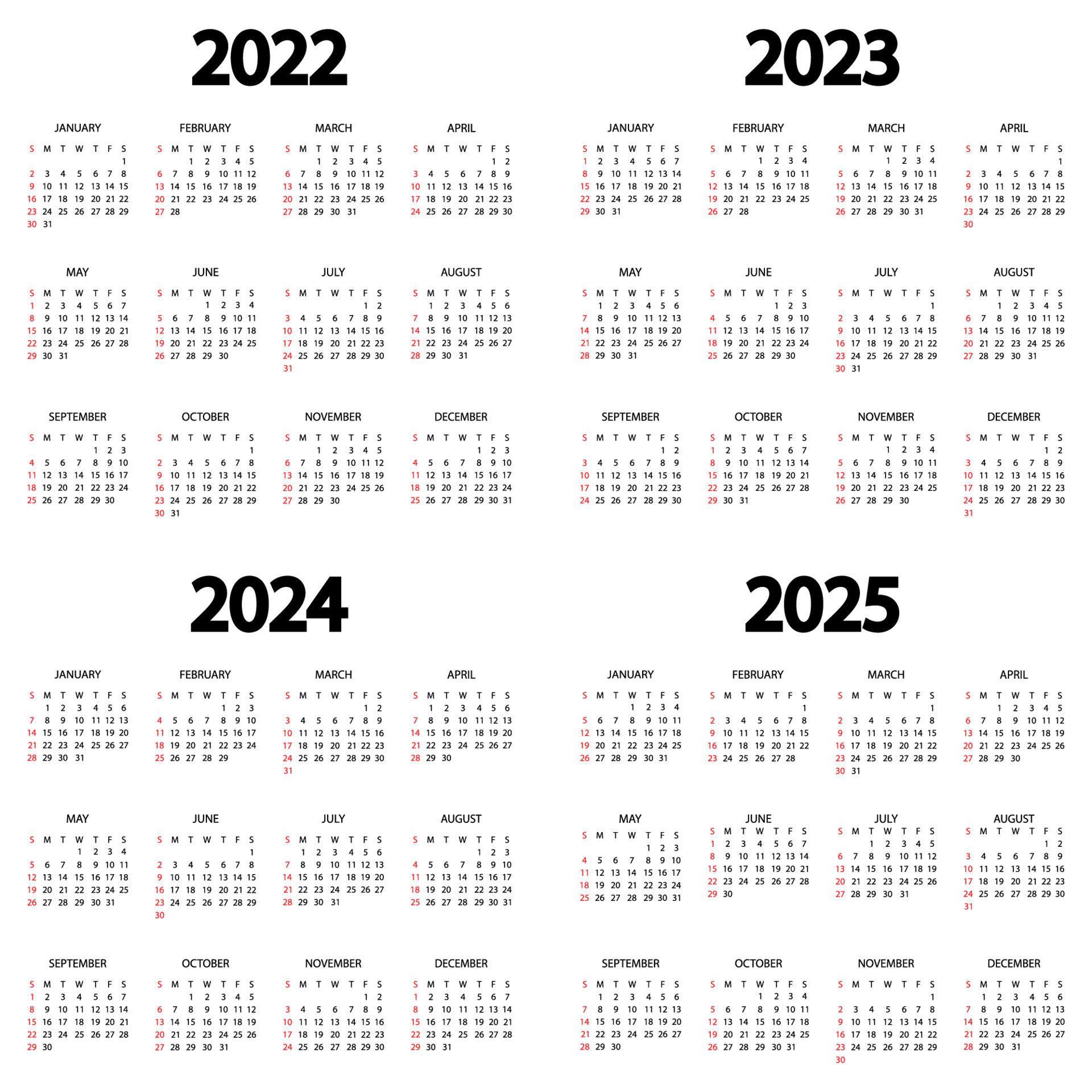 Calendrier 2022 2023 Modèle Dannée 2024 Calendrier De Bureau De Maquette 3d  2022 Conception De Calendrier Mural Conception De Couverture Verte Ensemble  De 12 Mois Semaine Commence Dimanche Planificateur Organisateur Annuel  Papeterie