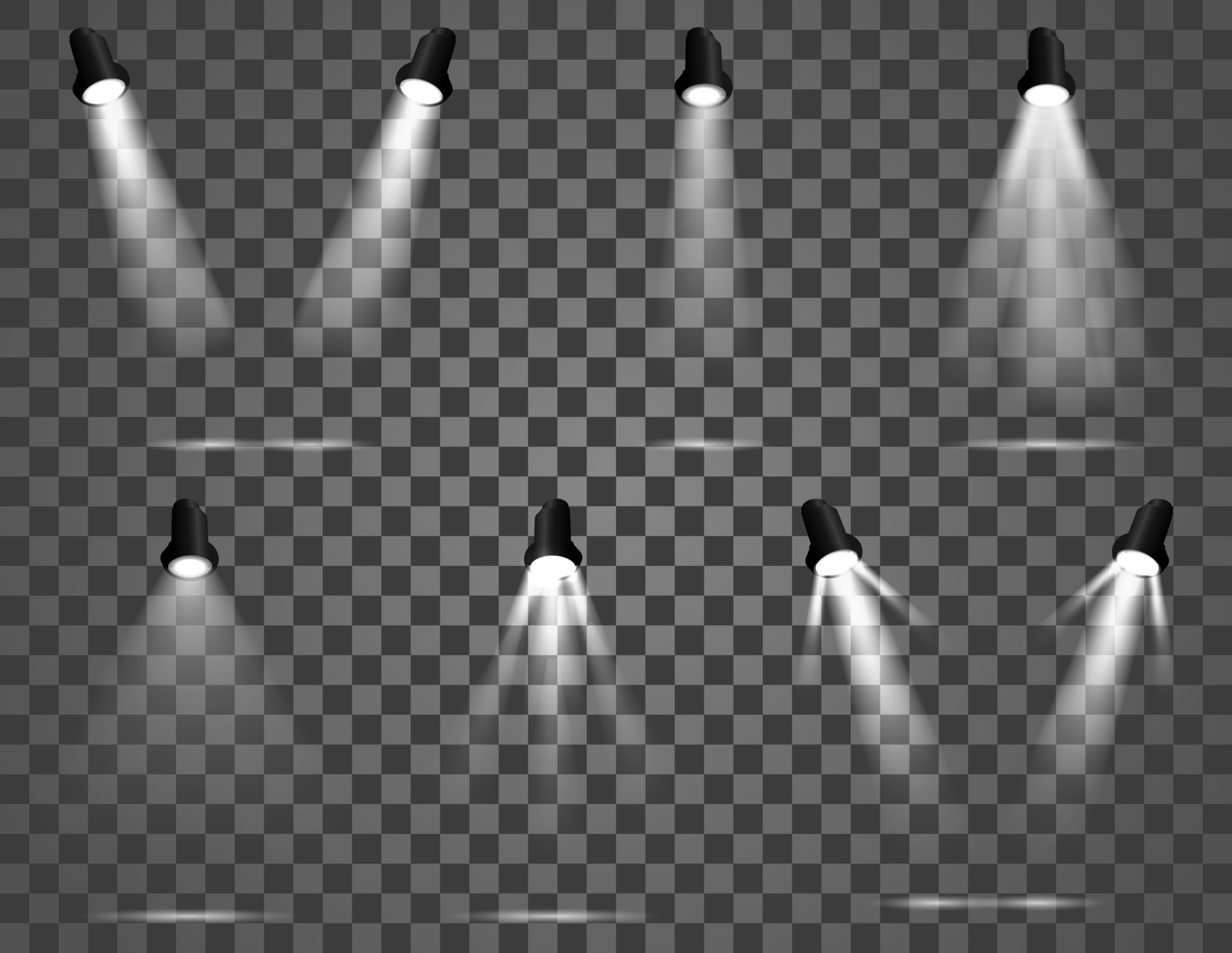 Effet De Faisceau De Projecteur Lumière Réaliste Lampe De Scène