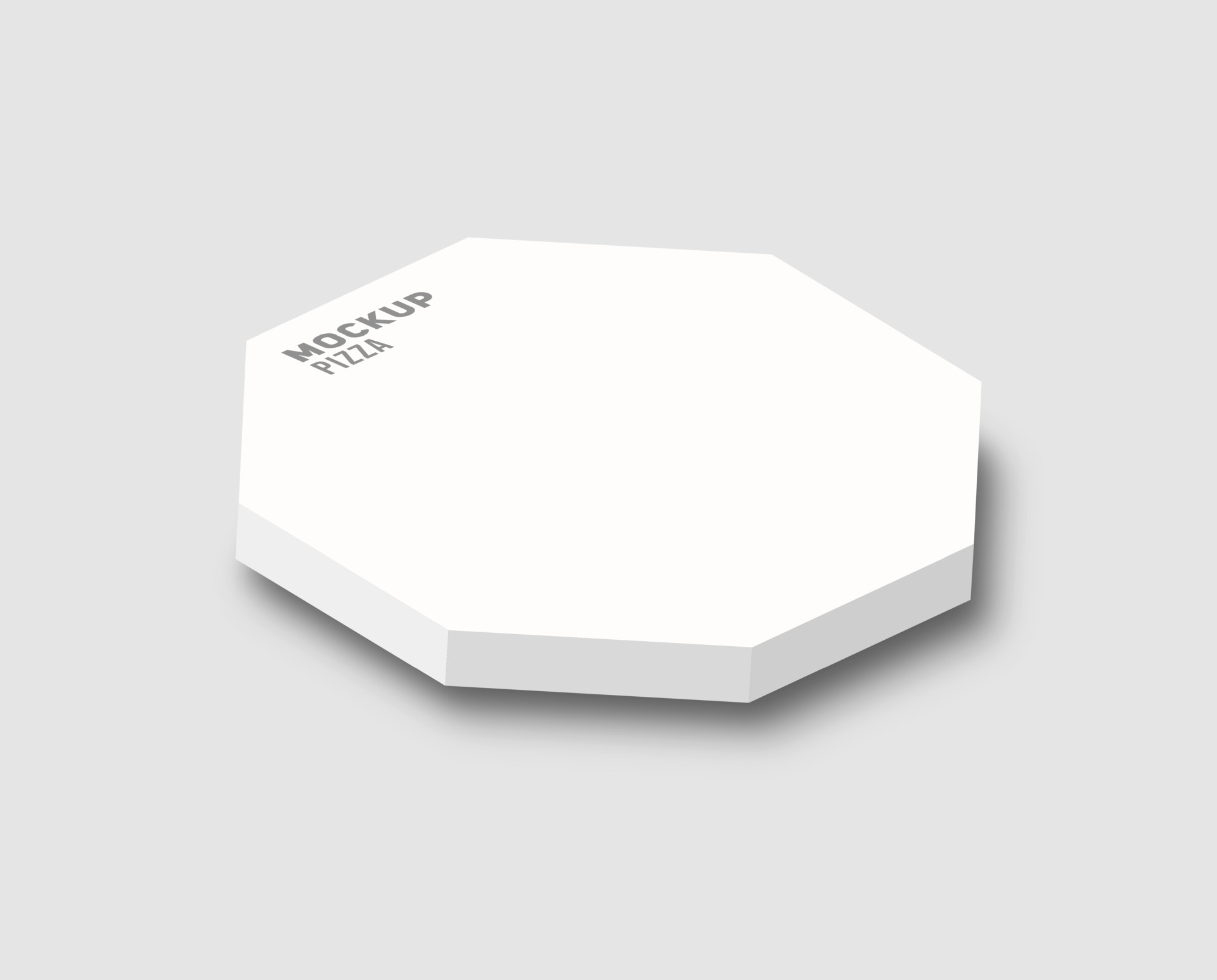 Isolé De Boîte De Tube Octogonal Boîte En Carton D'aggloméré Matte Finition  Papier Matériau Sur Fond Blanc Blanc