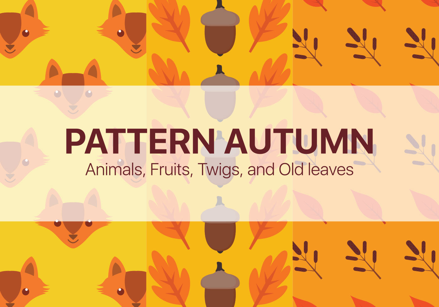 Motifs D 39 Automne Avec Animaux Noix Brindilles Et Vieilles Feuilles Telecharger Vectoriel Gratuit Clipart Graphique Vecteur Dessins Et Pictogramme Gratuit