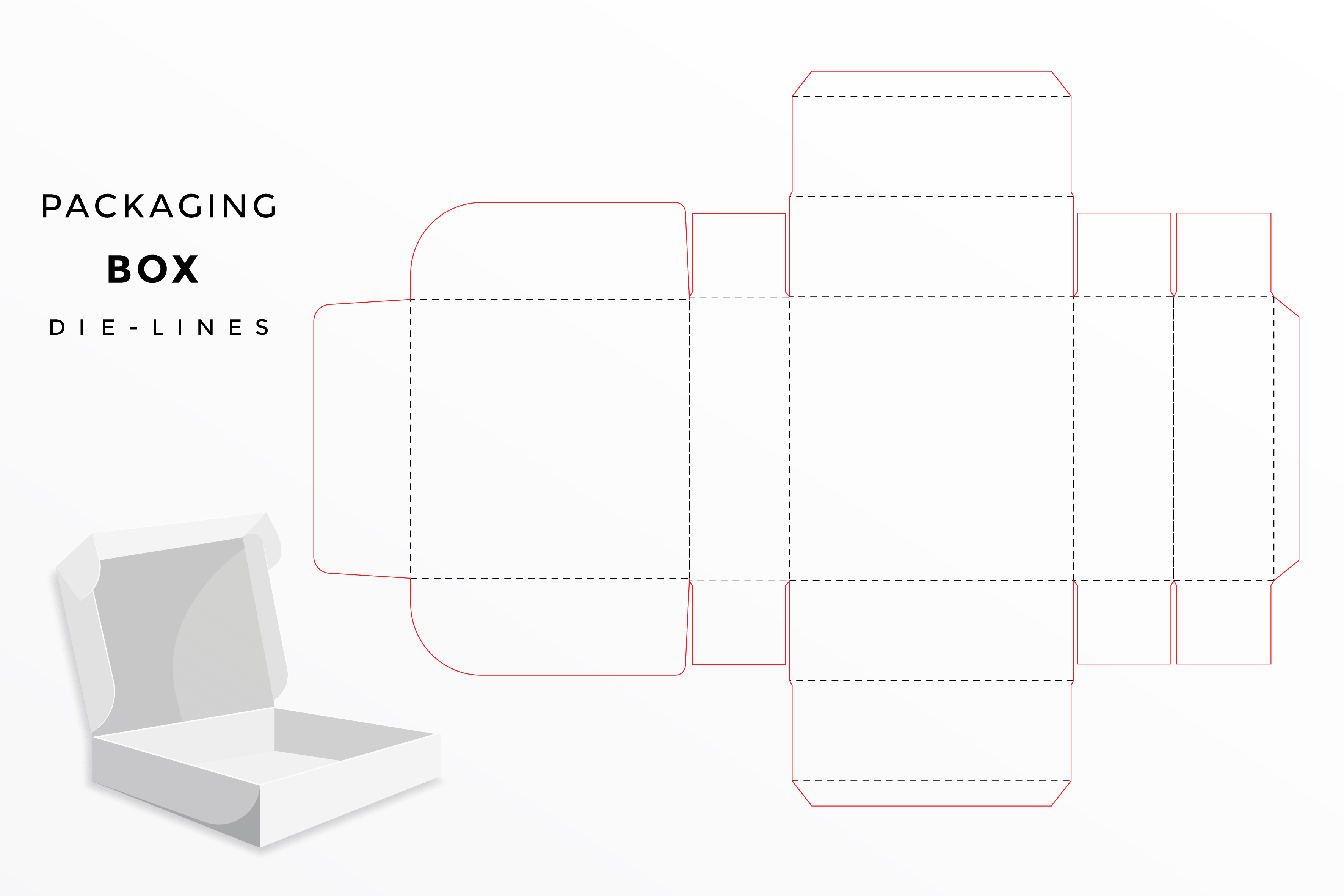 Packaging Box Template Art vectoriel, icônes et graphiques à