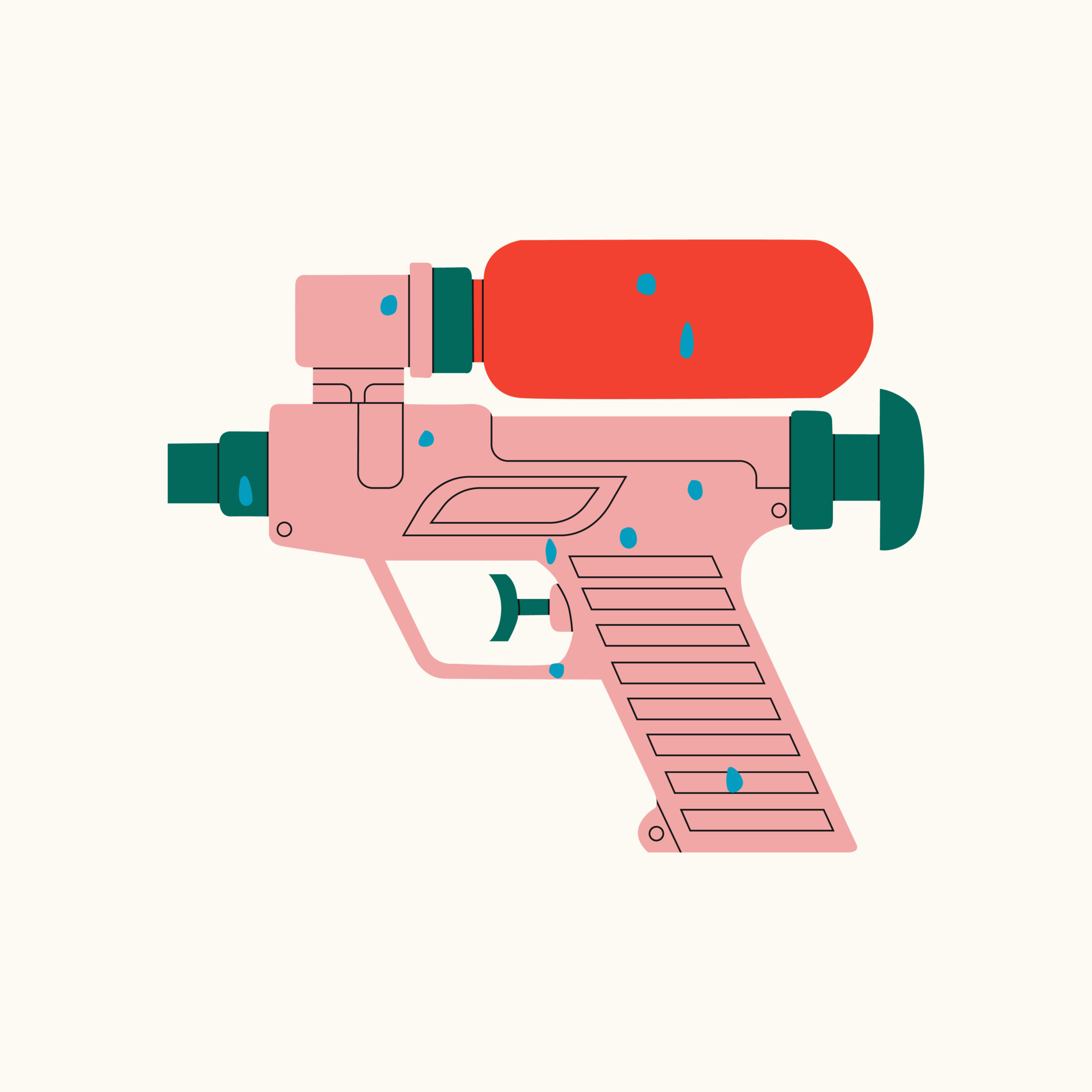 Arme Futuriste Arme Laser Fantastique Pistolet Enfant Vecteurs