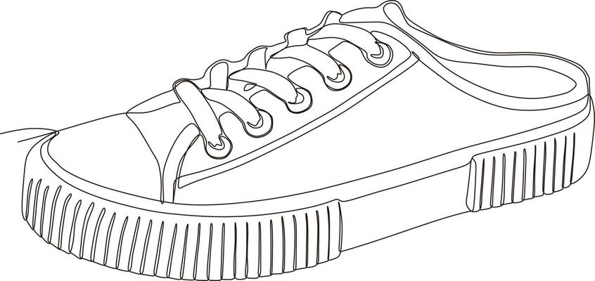 vecteur illustration dessin animé chaussures. main tiré impression avec  contour. des chaussures de moderne adolescents patineurs. isolé sur blanc  Contexte 27248203 Art vectoriel chez Vecteezy