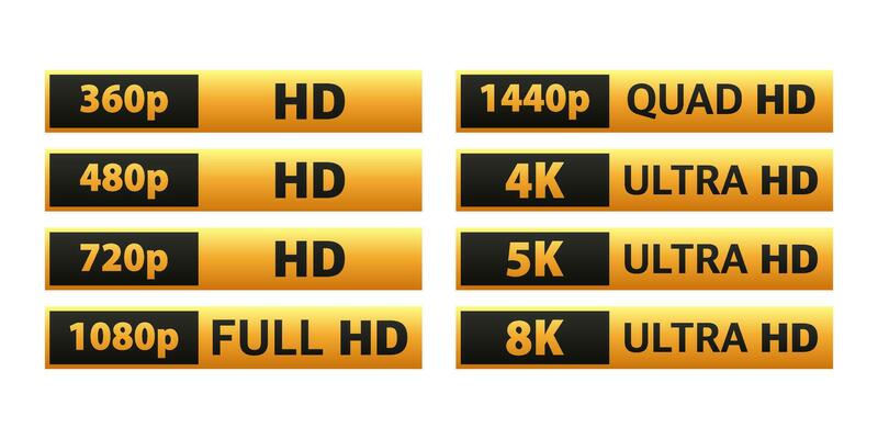 720p, 1080p, 1440p, 2K, 4K, 5K, 8K : Explication de la résolution  d'affichage 