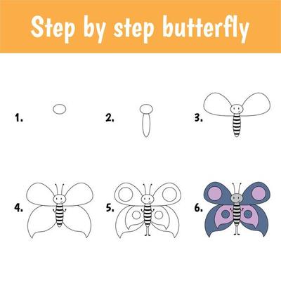 Comment Dessiner Les Abeilles Pour Les Enfants. Didacticiel De Dessin étape  Par étape Illustration de Vecteur - Illustration du enfant, dessin:  280053875