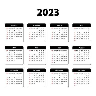 page de calendrier pour novembre 2023, planificateur mural au design  coloré. la semaine commence le lundi. 13358919 Art vectoriel chez Vecteezy