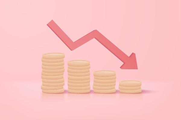 Le Règlement Financier Avec Les Diagrammes, Le Rouleau De Pièces De Monnaie  Et Découpe Image stock - Image du réussite, papier: 29793297