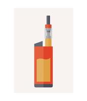 modèle d'illustrations de cigarettes électroniques vape et style clip art avec un design de qualité supérieure. vecteur