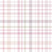 motif sans couture dans de jolies couleurs rose clair et blanc pour plaid, tissu, textile, vêtements, nappe et autres choses. image vectorielle. vecteur