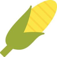 icône plate de maïs vecteur