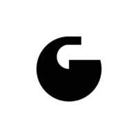 création de logo lettre g monogramme moderne vecteur