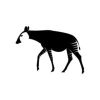 vecteur de logo okapi