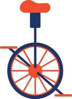 icône de couleur monocycle vecteur