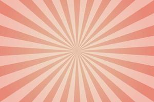 rayons de soleil style vintage rétro sur fond rose, fond de motif sunburst. des rayons. illustration vectorielle de bannière comique. fond d'écran abstrait sunburst pour modèle de publicité sur les réseaux sociaux d'entreprise. vecteur