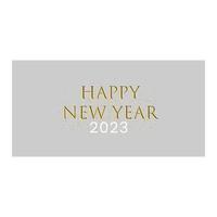 Fond de bonne année 2023. bannière avec numéros date 2023. illustration vectorielle vecteur