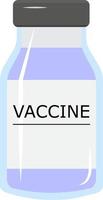 bouteille de vaccin médical vecteur