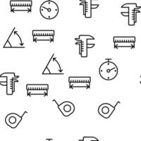 modèle sans couture de vecteur d'équipement de mesure