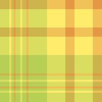 motif sans couture dans des couleurs vertes, jaunes et orange créatives fascinantes pour le plaid, le tissu, le textile, les vêtements, la nappe et d'autres choses. image vectorielle. vecteur