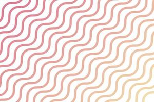 lignes d'été vague abstraite rose jaune coloré. conception de fond dégradé de courbe abstraite 3d. motif de vagues de plage de mer d'été. vecteur