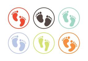 Vecteur Baby Footprint