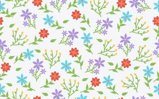 motif floral sans soudure vecteur