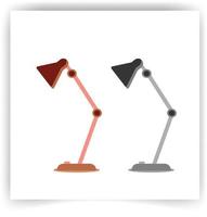 icône de lampe de table de bureau. illustration plate de l'icône de vecteur de lampe de table de bureau isolé sur fond blanc