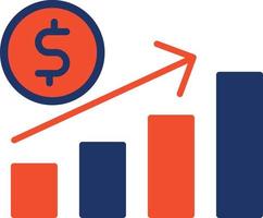 icône de couleur de croissance vecteur