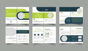 modèle de proposition commerciale minimale créative ou brochure de profil d'entreprise vecteur