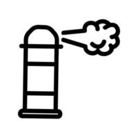 vecteur d'icône de désodorisant de pulvérisation. illustration de symbole de contour isolé