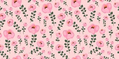 motif floral sans soudure. conception de vecteur pour le papier, la couverture, le tissu, la décoration intérieure et toute autre utilisation