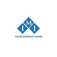 création de logo de lettre imi sur fond blanc. concept de logo de lettre initiales créatives imi. conception de lettre imi. vecteur