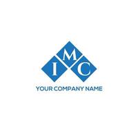 création de logo de lettre imc sur fond blanc. concept de logo de lettre initiales créatives imc. conception de lettre imc. vecteur