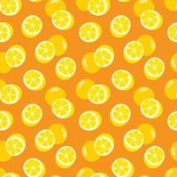 motif de citron sans couture avec conception de texture de motif sans couture de fruits tropiques. vecteur