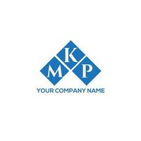 conception de lettre mkp. création de logo de lettre mkp sur fond blanc. concept de logo de lettre initiales créatives mkp. conception de lettre mkp. création de logo de lettre mkp sur fond blanc. m vecteur