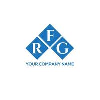 création de logo de lettre frg sur fond blanc. frg creative initiales lettre logo concept. conception de lettre frg. vecteur