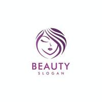 logo de mode beauté femme vecteur