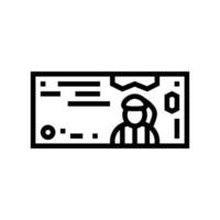 illustration vectorielle de l'icône de la ligne omr rial omanais vecteur