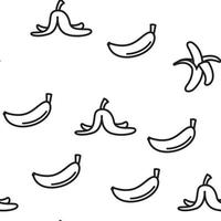 banane, fruit, icône, vecteur, seamless, modèle vecteur