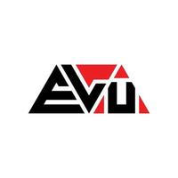 création de logo de lettre triangle elu avec forme de triangle. monogramme de conception de logo triangle elu. modèle de logo vectoriel triangle elu avec couleur rouge. logo triangulaire elu logo simple, élégant et luxueux. élu