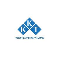 conception de lettre kkt. création de logo de lettre kkt sur fond blanc. concept de logo de lettre initiales créatives kkt. conception de lettre kkt. création de logo de lettre kkt sur fond blanc. k vecteur