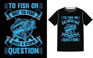 vecteur de conception de t-shirt de pêche