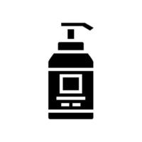 crème liquide pour illustration vectorielle d'icône de glyphe de visage vecteur